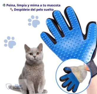 Guante Cepillo Quita Pelos para Mascotas