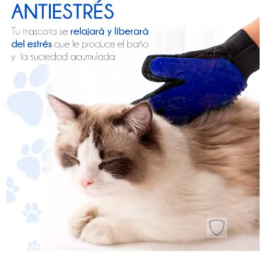 Guante Cepillo Quita Pelos para Mascotas